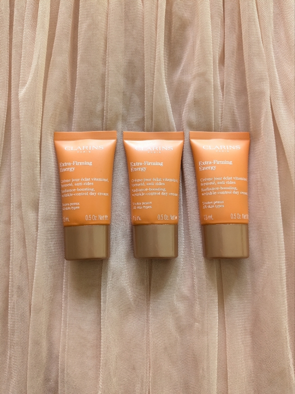 Clarins Extra-Firming Energy Moisturizer Set of 3 - 1.5 oz Total